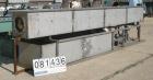USED: Custom Fabricated wash tank, 304 stainless steel. Tank 24