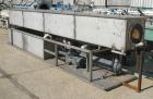 USED: Custom Fabricated wash tank, 304 stainless steel. Tank 24