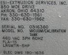 Used: Extrusion Services Inc.(ESI) spray cooling tank, 304 stainless steel. 26