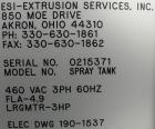 Used: Extrusion Services Inc (ESI) Spray Cooling Tank, 304 stainless steel. 26