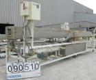 Used: Extrusion Services Inc (ESI) spray cooling tank, 304 stainless steel. 16