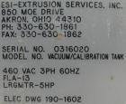 Used: Extrusion Services Inc.(ESI) spray cooling tank, 304 stainless steel. 26