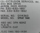 Used: Extrusion Services Inc.(ESI) spray cooling tank, 304 stainless steel. 16