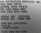 Used: Extrusion Services Inc.(ESI) spray cooling tank, 304 stainless steel. 16