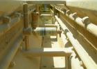 Used Floataire Spray Cooling Tank, 304 stainless steel. (3) compartment, 6