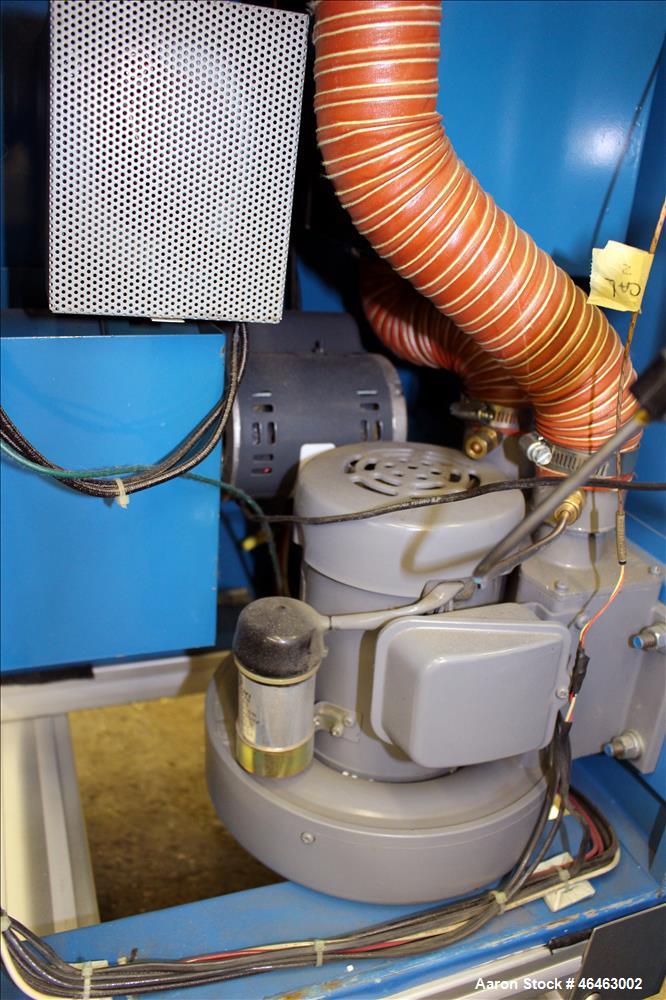 Used Bry-Air Systems RD Series Resin Desiccant Dryer, Model RD-50. Process CFM 30 at 10" ESP, drying capacity 35 to 60 pounds per hour depending on product. Includes blower, desiccant beds, and a con...