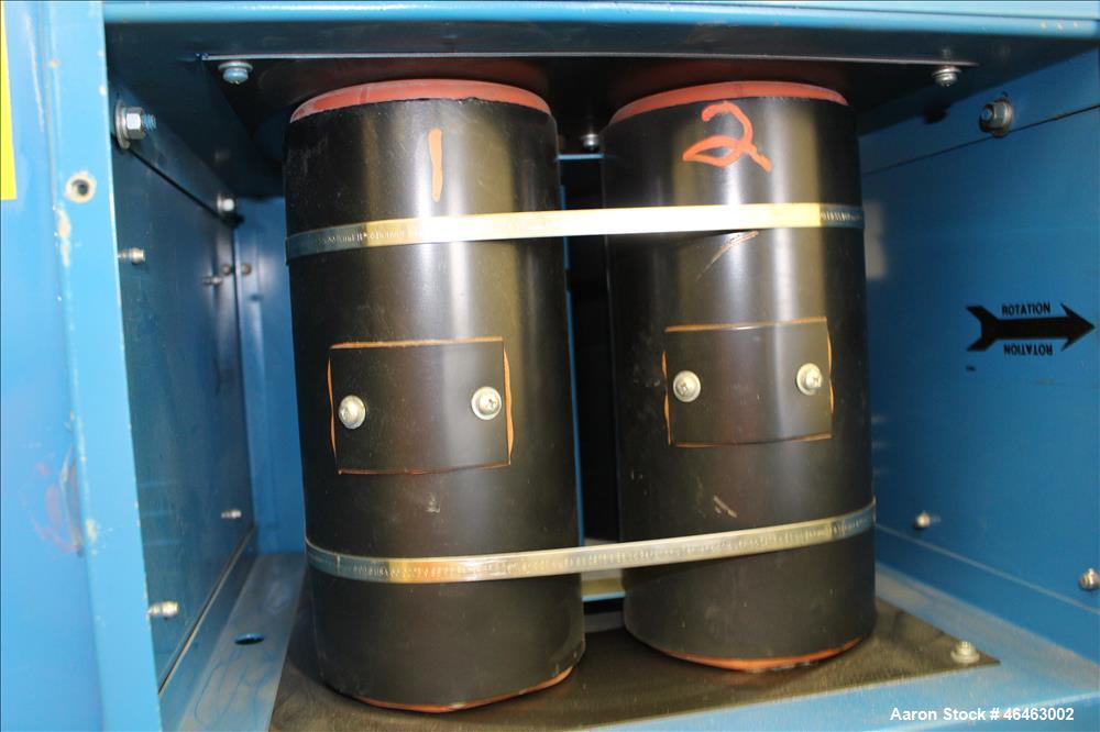 Used Bry-Air Systems RD Series Resin Desiccant Dryer, Model RD-50. Process CFM 30 at 10" ESP, drying capacity 35 to 60 pounds per hour depending on product. Includes blower, desiccant beds, and a con...