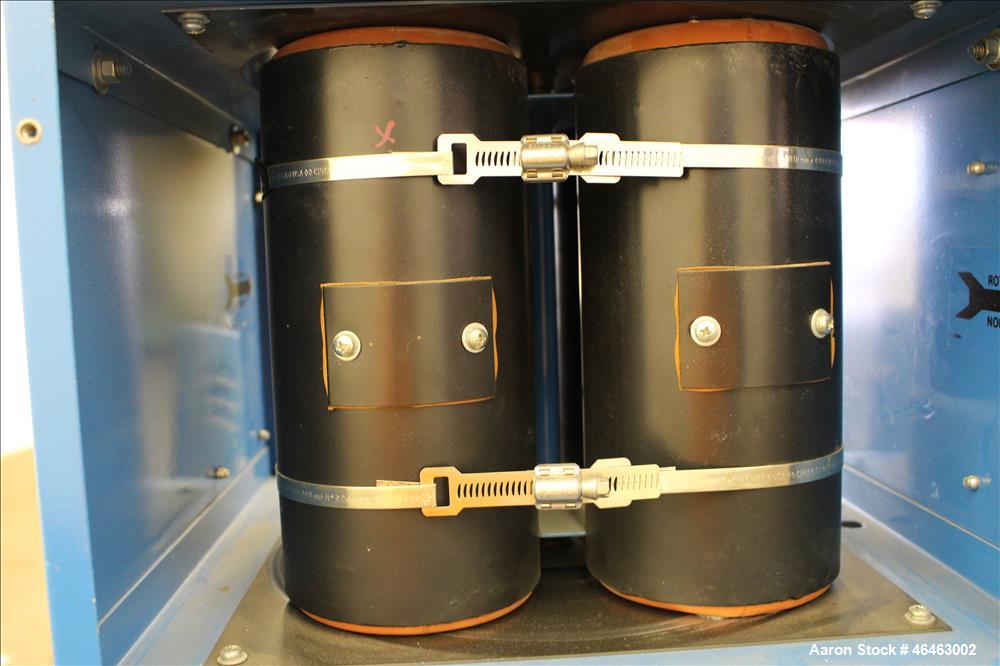 Used Bry-Air Systems RD Series Resin Desiccant Dryer, Model RD-50. Process CFM 30 at 10" ESP, drying capacity 35 to 60 pounds per hour depending on product. Includes blower, desiccant beds, and a con...