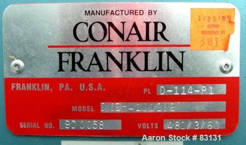 Used Conair Dehumidifying Dryer, model CD200H
