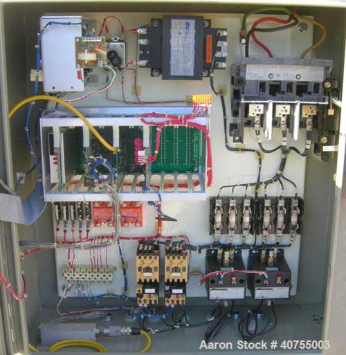 Used Conair Drying System consisting of: (1) Conair dehumidifying dryer, model CD200, 150 CFM, temperature range 160 - 250 Degrees F. 3 desiccant cartridges. 3/60/480 Volt. Includes Compudry control ...