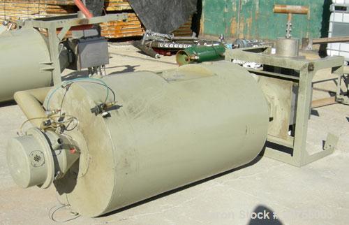Used Conair Drying System consisting of: (1) Conair dehumidifying dryer, model CD200, 150 CFM, temperature range 160 - 250 Degrees F. 3 desiccant cartridges. 3/60/480 Volt. Includes Compudry control ...
