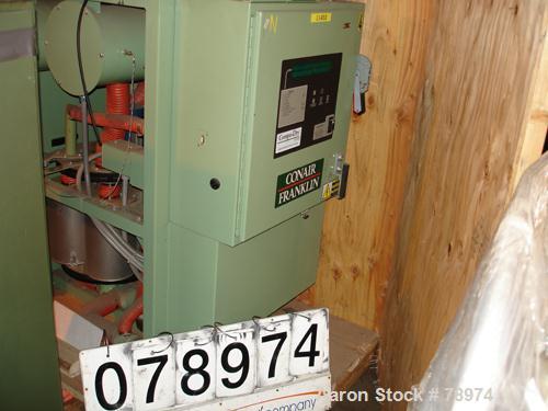 USED: Conair/Franklin model CD300 200 cfm dehumidifying dryer. Compu-Dry microprocessor controls, 480/3/60 control circuit, 4 rotating self-regenerating desiccant beds, 3.5 hp 3/60/208-230/460 volt, ...