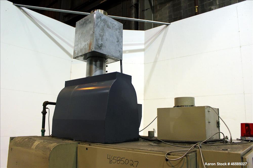 Used Conair Carousel Dehumidifying Dryer, Gas Heated, Model CDG1000, Carbon Steel. Approximate 925 CFM, drying temperature range 160 to 250 degrees F. (5) Desiccant cartridges. Includes CDG1000 Compu...