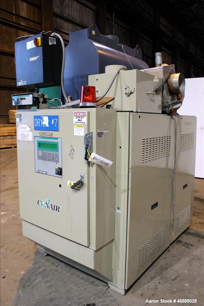 Used Conair Carousel Dehumidifying Dryer, Gas Heated, Model CDG1000, Carbon Ste