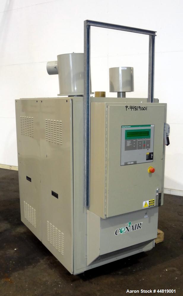 Used Conair CR500 Crystallizing & Drying Line.  Approximately 500 pounds per hour output.  Consisting of:  (1) Conair Crystallizer, model CR500, revision 494/0699, serial #80851, built 2001.  (1) Agi...