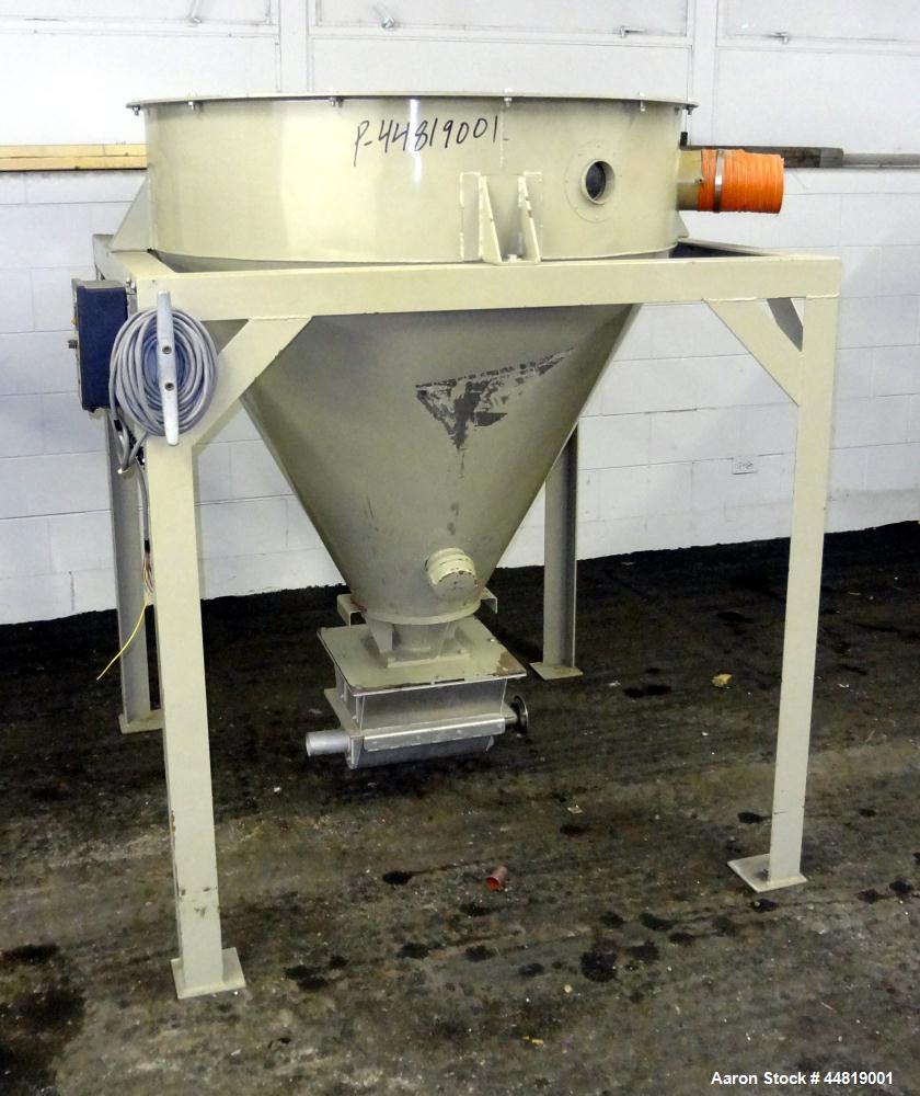 Used Conair CR500 Crystallizing & Drying Line.  Approximately 500 pounds per hour output.  Consisting of:  (1) Conair Crystallizer, model CR500, revision 494/0699, serial #80851, built 2001.  (1) Agi...