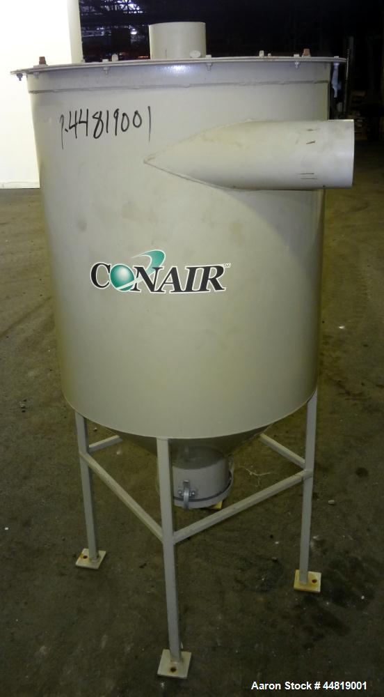 Used Conair CR500 Crystallizing & Drying Line.  Approximately 500 pounds per hour output.  Consisting of:  (1) Conair Crystallizer, model CR500, revision 494/0699, serial #80851, built 2001.  (1) Agi...