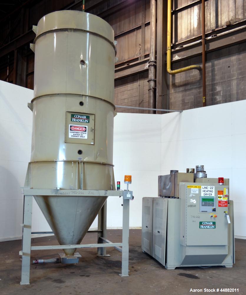 Used Carbon Steel Conair Carousel Dehumidifying Dryer, Model DAJH04S030050
