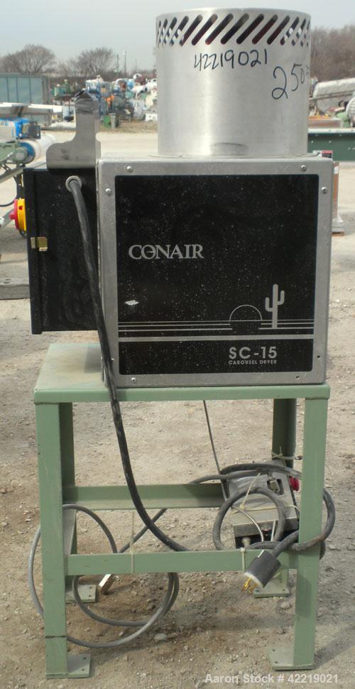 Used- Carbon Steel Conair Small Carousel Dehumidifying Dryer, model SC7.5