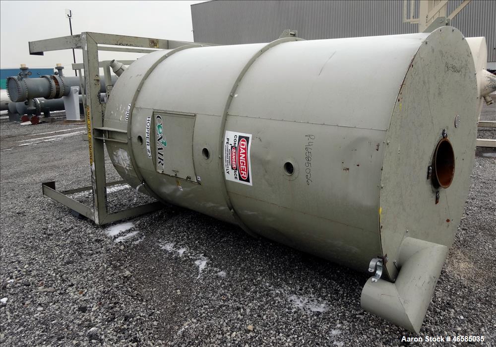 Used-Conair Drying Hopper. Approximate 7,500 Lbs. capacity.