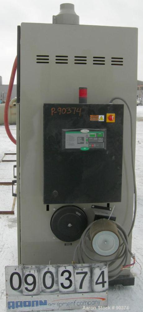 USED: Conair dehumidifying drying system consisting of: (1) Conair model W800 dehumidifying dryer, 100 to 375 deg F. Includes control panel. (1) Conair model CH64 insulated drying hopper, carbon stee...