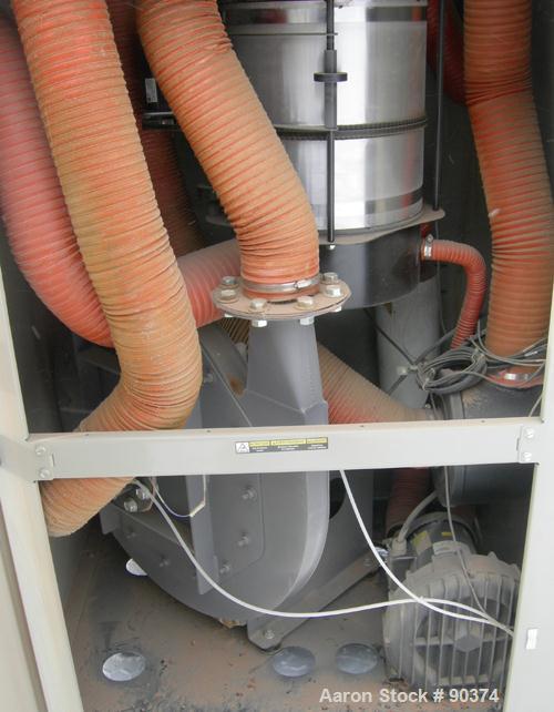 USED: Conair dehumidifying drying system consisting of: (1) Conair model W800 dehumidifying dryer, 100 to 375 deg F. Includes control panel. (1) Conair model CH64 insulated drying hopper, carbon stee...