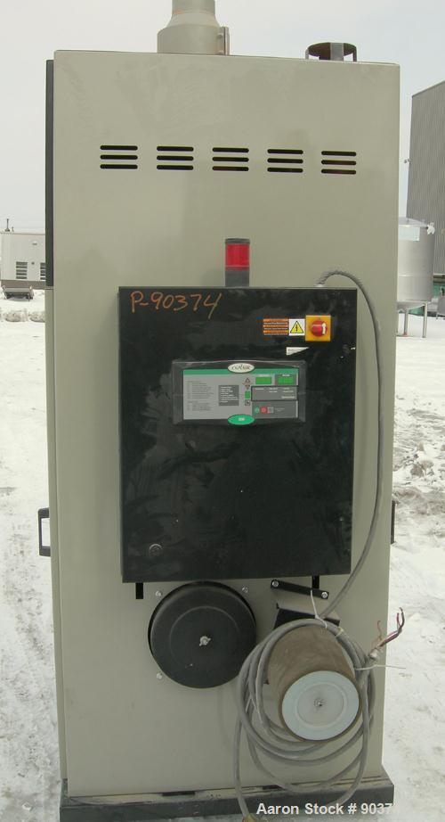 USED: Conair dehumidifying drying system consisting of: (1) Conair model W800 dehumidifying dryer, 100 to 375 deg F. Includes control panel. (1) Conair model CH64 insulated drying hopper, carbon stee...