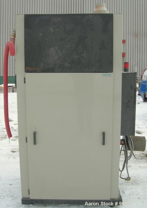 USED: Conair dehumidifying drying system consisting of: (1) Conair model W800 dehumidifying dryer, 100 to 375 deg F. Includes control panel. (1) Conair model CH64 insulated drying hopper, carbon stee...