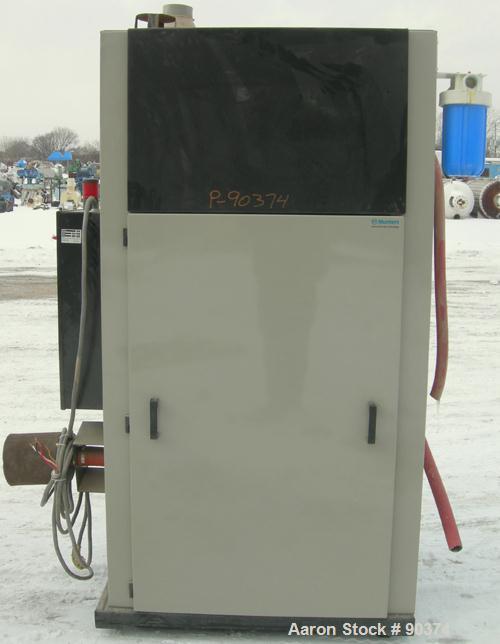 USED: Conair dehumidifying drying system consisting of: (1) Conair model W800 dehumidifying dryer, 100 to 375 deg F. Includes control panel. (1) Conair model CH64 insulated drying hopper, carbon stee...