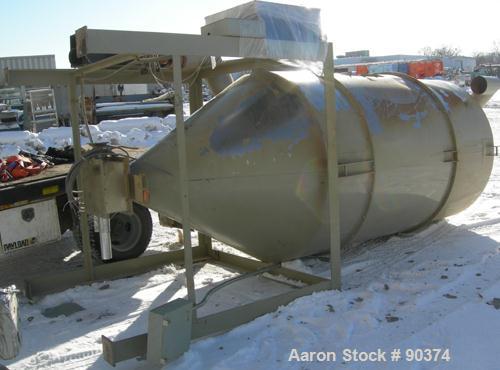 USED: Conair dehumidifying drying system consisting of: (1) Conair model W800 dehumidifying dryer, 100 to 375 deg F. Includes control panel. (1) Conair model CH64 insulated drying hopper, carbon stee...