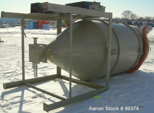 USED: Conair dehumidifying drying system consisting of: (1) Conair model W800 dehumidifying dryer, 100 to 375 deg F. Includes control panel. (1) Conair model CH64 insulated drying hopper, carbon stee...