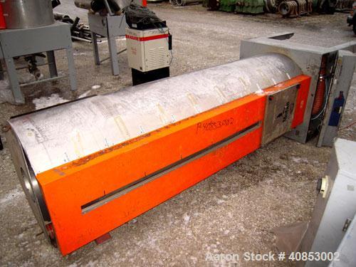 Used Motan Drying System consisting of: (1) Motan central system dehumidifyng dryer, model MXS1200, approximately 1200 cfm, 3/60/480 volt. (4) Motan model DE1600ETA Process Insulated LuxorBins, alumi...