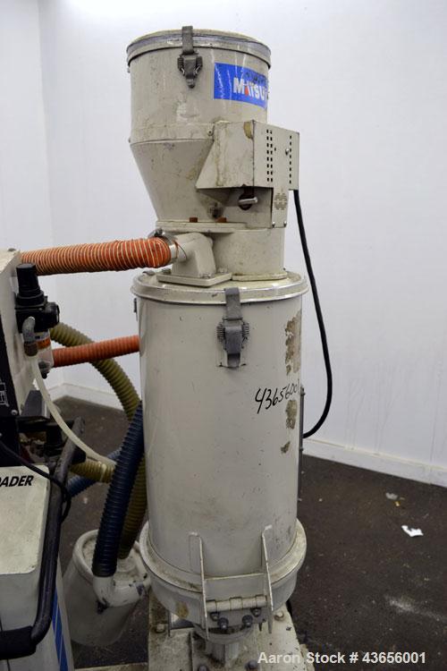 Used Matsui Dehumidifying Dryer, Model DMZ-40. Approximately 23 cfm. Includes a Matsui Jet Loader, model JL-4VCII, serial #B031, approximately 99 cfm; (1) drying hopper with loader, and a Matsui Jet ...