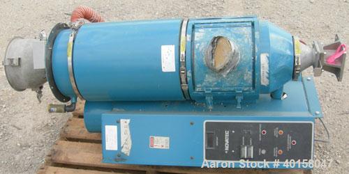 Used Novatec Nova Drier non-desiccant resin dryer, model N-25. Throughput capacity 25 pounds an hour, 5.7 scfm. Constant -40 deg or lower dewpoint process air in less than 4 minutes. Standard process...
