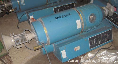 Used Novatec Nova Drier Non-Desiccant Resin Dryer, Model N-25. Throughput capacity 25 pounds an hour, 5.7 scfm. Constant -40 deg or lower dewpoint process air in less than 4 minutes. Standard process...
