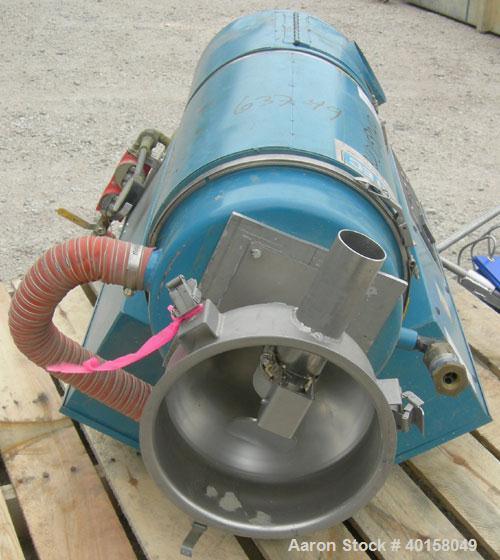 Used Novatec Nova Drier non-desiccant resin dryer, model N-25. Throughput capacity 25 pounds an hour, 5.7 scfm. Constant -40 deg or lower dewpoint process air in less than 4 minutes. Standard process...