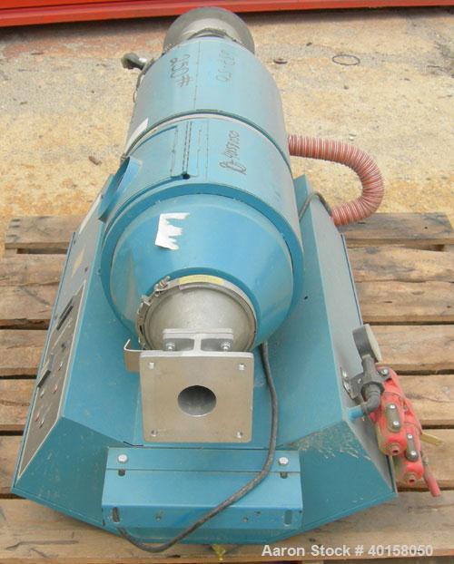 Used Novatec Nova Drier non-desiccant resin dryer, model N-25. Throughput capacity 25 pounds an hour, 5.7 scfm. Constant -40 deg or lower dewpoint process air in less than 4 minutes. Standard process...