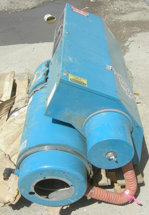 Used Novatec NovaDrier non-desiccant resin dryer, model N-25. Throughput capacity 25 pounds an hour, 5.7 scfm. Constant -40 deg. or lower dewpoint process air in less than 4 minutes. Standard process...