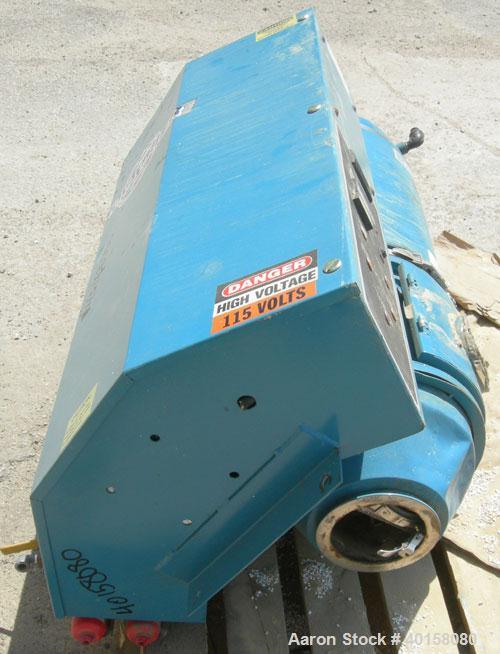 Used Novatec NovaDrier non-desiccant resin dryer, model N-25. Throughput capacity 25 pounds an hour, 5.7 scfm. Constant -40 deg. or lower dewpoint process air in less than 4 minutes. Standard process...