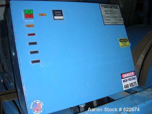 USED: Novatec model CCR-1000 crystallizer. 460/3/60, 4.4 kva, 5.6 amps1000 lb per hour capacity, model PHH-1000 heating unit, 400 degmaximum, 7.5 hp process blower, heating unit 460/3/60, 67.5 kva,84...