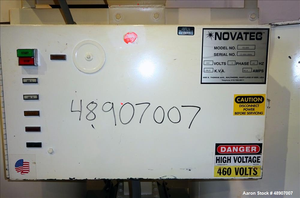 Used Novatec Dessicant Drying System, Carbon Steel.