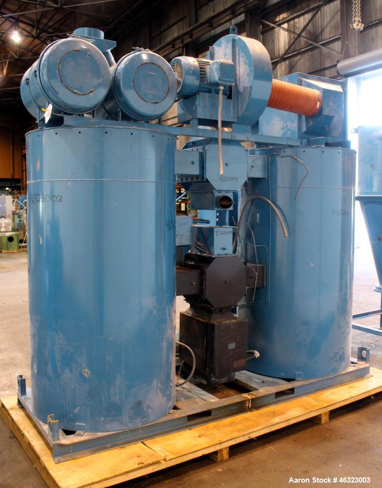 Used Novatec Dessicant Drying System, Carbon Steel. Consisting of (1) Novatec dual tower desiccant bed dryer, model CDM-1000, serial #12-708-0294, 1000 CFM, includes blower, cooling coil, two stage f...