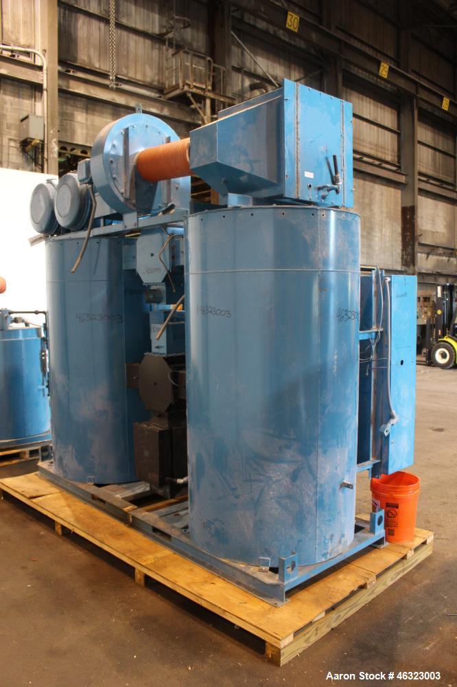 Used Novatec Dessicant Drying System, Carbon Steel. Consisting of (1) Novatec dual tower desiccant bed dryer, model CDM-1000, serial #12-708-0294, 1000 CFM, includes blower, cooling coil, two stage f...