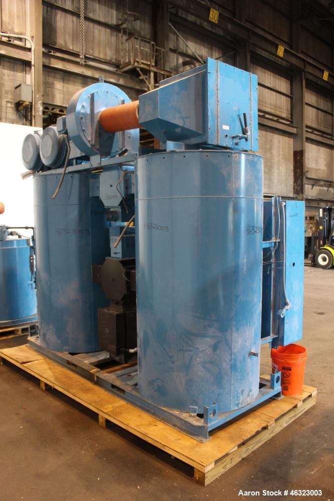 Used- Novatec Dessicant Drying System, Carbon Steel. Consisting of (1) Novatec dual tower desiccant bed dryer, model CDM-100...