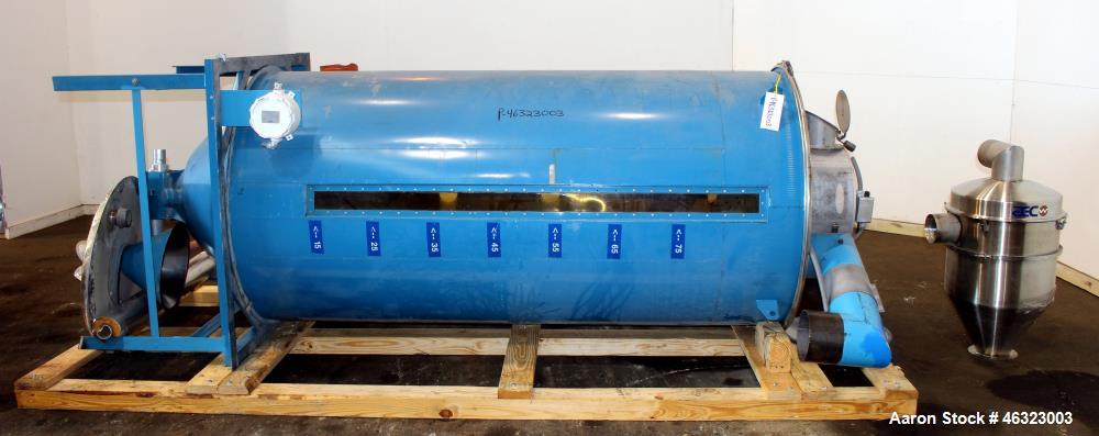Used Novatec Dessicant Drying System, Carbon Steel. Consisting of (1) Novatec dual tower desiccant bed dryer, model CDM-1000, serial #12-708-0294, 1000 CFM, includes blower, cooling coil, two stage f...