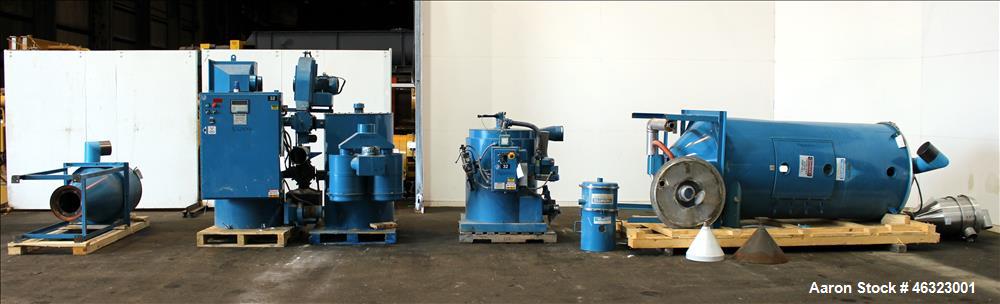 Used Novatec Dessicant Drying System, Carbon Steel. Consisting of (1) Novatec dual tower desiccant bed dryer, model CDM-750, serial #12-798-0296, 750 CFM. Includes blower, cooling coil, two stage fil...