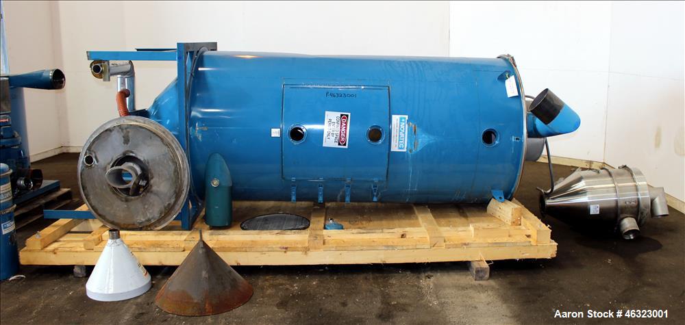 Used Novatec Dessicant Drying System, Carbon Steel. Consisting of (1) Novatec dual tower desiccant bed dryer, model CDM-750, serial #12-798-0296, 750 CFM. Includes blower, cooling coil, two stage fil...