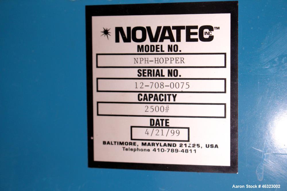 Used Novatec Desiccant Drying System, Carbon Steel.