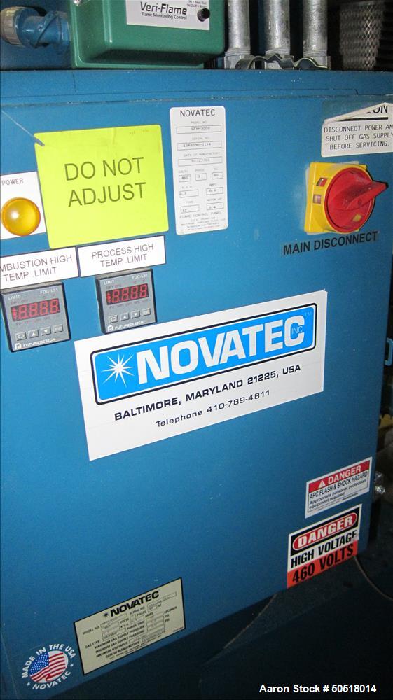 Lot# 306 - Used-Novatec Dryer Model GFH-3000, SN 10A3396-0134, Natual Gas Fired, Year 2006