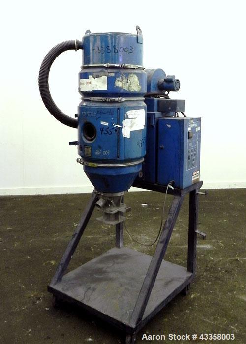 Used Novatec Micro Resin Dryer, Model MD-15. Throughput capacity 15 pounds an hour, 15 cfm. Constant -40 deg. Standard process temperature 275 degrees F. 1/60/460 volt, 2.3 kva, 5 amps. Unit includes...